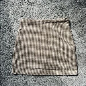 Classic Houndstooth Mini Skirt